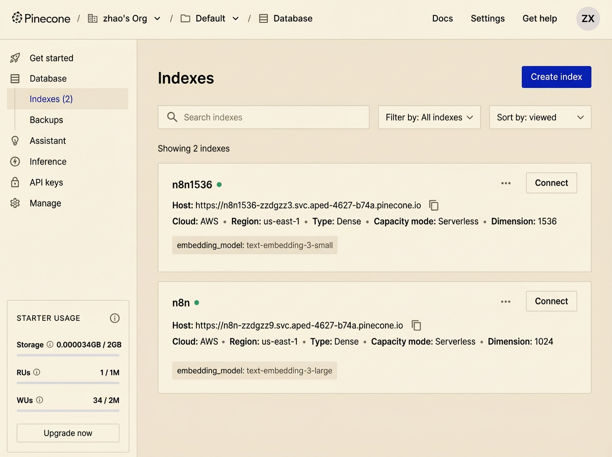 Pinecone向量数据库